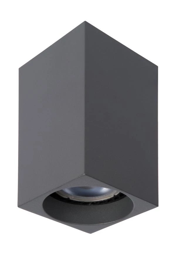 Lucide DELTO - Ceiling spotlight - LED Dim to warm - GU10 - 1x5W 2200K/3000K - Grey - turned off